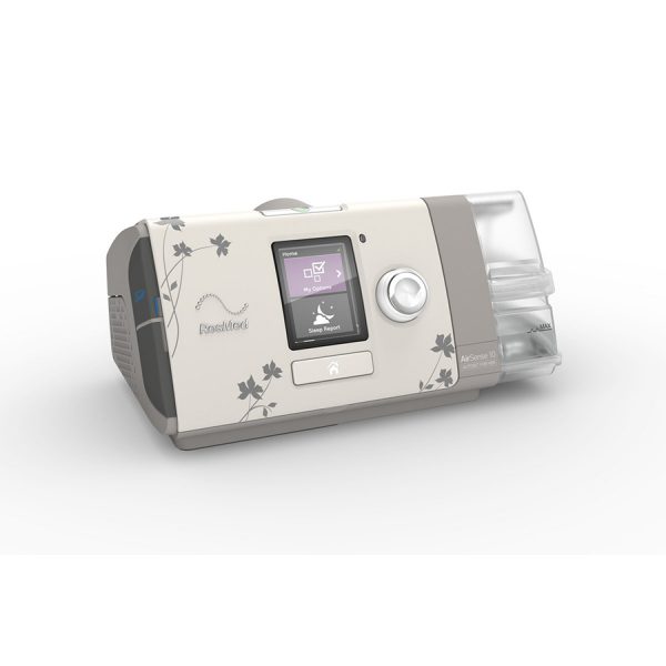 CPAP DreamStation expert Philips Respironics -pour femme - vue de côté - Pro-médic senc clinique du sommeil
