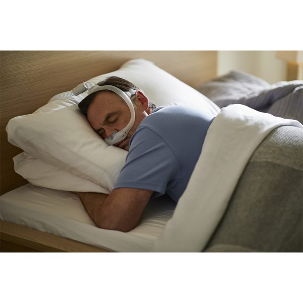 Masque Dreamwear narinaire Philips Respironics - sommeil sur le ventre - Pro-médic clinique du sommeil